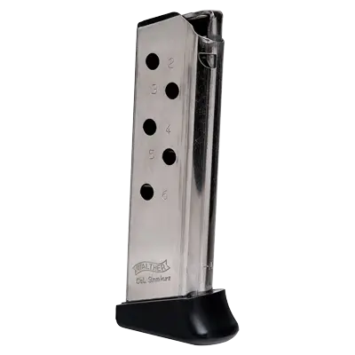 PPK .380 6 Round Ergonomic Rest Nickel