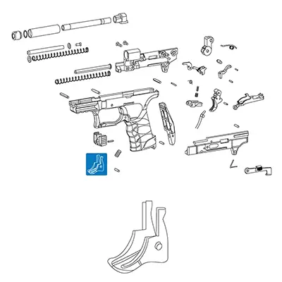 P22 / PK380 MAGAZINE CATCH