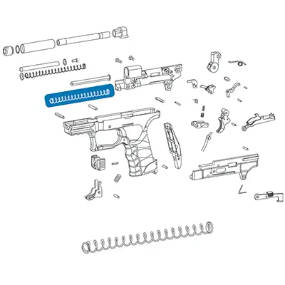 P22 / PK380 MAINSPRING