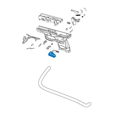 SLIDE STOP LEVER SPRING PPS